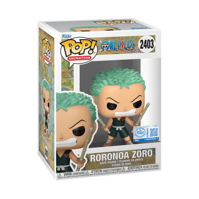 PRÉ-RESERVA - Funko POP! ANIMATION "One Piece": Roronoa Zoro (Kid) #2403 (Special Edition)