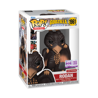 Funko Pop MOVIES "Godzilla": Rodan with Pop! Protector #1961 (LIMITED EDITION - ELITE)