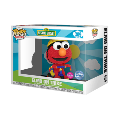 Funko POP! Rides "123 Sesame Street": Elmo on Trike (Flocked) (Exclusive)