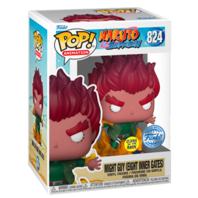PRÉ-RESERVA - Funko POP! Animation "Naruto Shippuden" - Might Guy (Eight Inner Gates) (GITD) #824 (Exclusive) PRÉ-RESERVA - Funko POP! Animation "Naruto Shippuden" - Might Guy (Eight Inner Gates) (GITD) #824 (Exclusive)