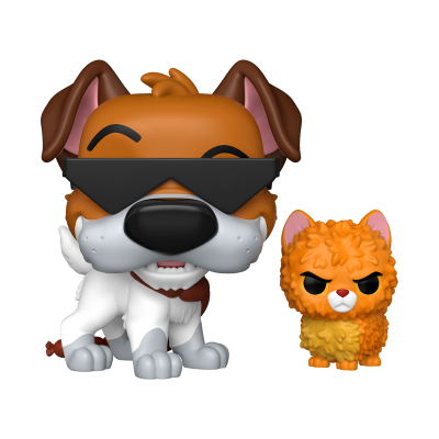 PRÉ-RESERVA - Funko POP! "Oliver & Company": BUNDLE Dodger with Oliver #1705 + CHASE