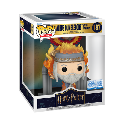 Funko POP! DELUXE "Harry Potter": Albus Dumbledore with Fawkes (SPECIAL EDITION)