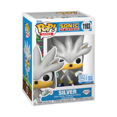 Funko Pop! GAMES "Sonic the Hedgehog": Silver (DIAMOND) #1103 (SPECIAL EDITION)