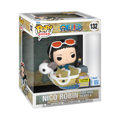 Funko POP! RIDES DELUXE "One Piece": Nico Robin with Mini Merry II #132 (SDCC 2025 Exclusive)