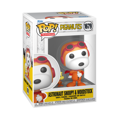PRÉ-RESERVA - Funko POP! TELEVISION "Peanuts":  Astronaut Snoopy & Woodstock