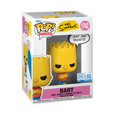 PRÉ-RESERVA - Funko Pop! Television "The Simpsons": Bart (Eat My Short) (SPECIAL EDITION)