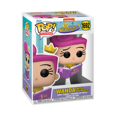 PRÉ-RESERVA - Funko POP! TELEVISON "The Fairly OddParents": Wanda with Da Rules