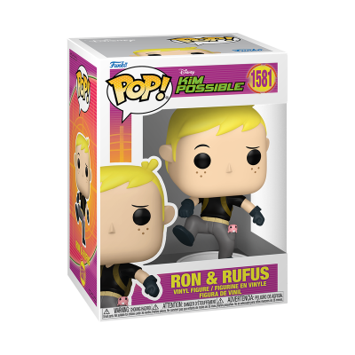 Funko  Pop! "Kim Possible": Ron with Rufus