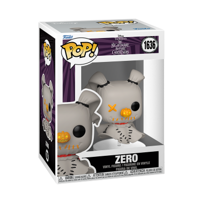 PRÉ-RESERVA - Funko POP! "The Nightmare Before Christmas":  Zero (PATCHWORK)