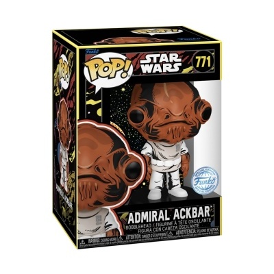 Funko POP! "Star Wars" :Admiral Ackbar #771 (Retro) SPECIAL EDITION