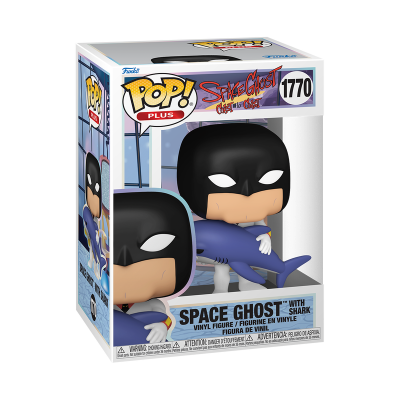 PRÉ-RESERVA - Funko Pop! Animation "Cartoon Network": Space Ghost with Shark PRÉ-RESERVA - Funko Pop! Animation "Cartoon Network": Space Ghost with Shark