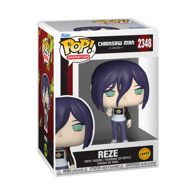 PRÉ-RESERVA - Funko POP! ANIMATION  "Chainsaw Man – The Movie": BUNDLE Reze #2348 + CHASE