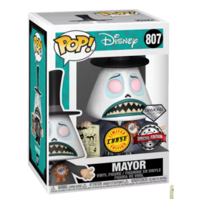 PRÉ-RESERVA - Funko POP! Disney "The Nightmare Before Christmas": BUNDLE The Mayor (Diamond) + CHASE PRÉ-RESERVA - Funko POP! Disney "The Nightmare Before Christmas": BUNDLE The Mayor (Diamond) + CHASE