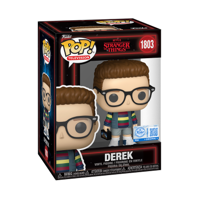 PRÉ-RESERVA - Funko Pop! TELEVISION "Stranger Things": Derek Turnbow #1803 (SPECIAL EDITION)