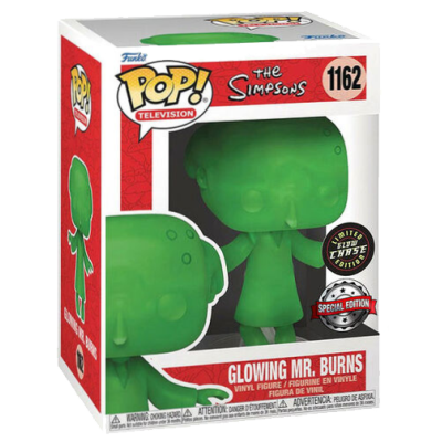 PRÉ-RESERVA - Funko POP! Television "The Simpsons": BUNDLE Glowing Mr Burns (GITD) # 1162 (Exclusive) + CHASE