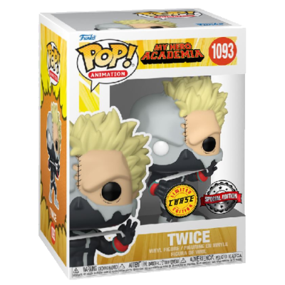 Cópia de PRÉ-RESERVA - Funko POP! Animation "My Hero Academia": BUNDLE Twice #1093 (Exclusive) + CHASE Cópia de PRÉ-RESERVA - Funko POP! Animation "My Hero Academia": BUNDLE Twice #1093 (Exclusive) + CHASE