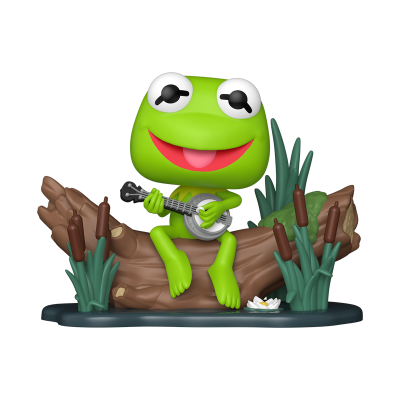 PRÉ-RESERVA Funko POP! DELUXE "The Muppets": Kermit with Banjo