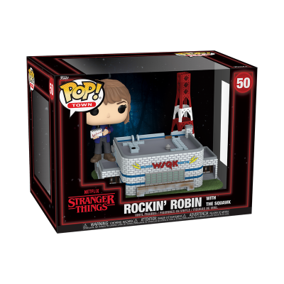 PRÉ-RESERVA - Funko POP! TOWN "Stranger Things": Rockin' Robin with The Squawk PRÉ-RESERVA - Funko POP! TOWN "Stranger Things": Rockin' Robin with The Squawk