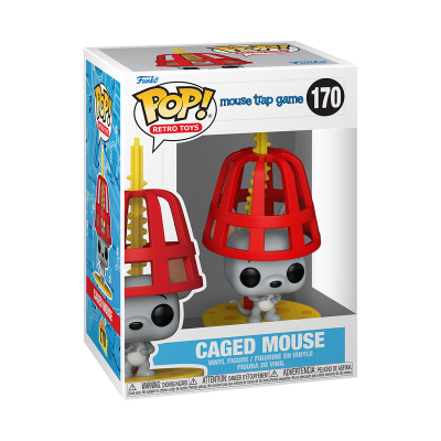 PRÉ-RESERVA - Funko POP! RETRO TOYS "Mouse Trap Game": Caged Mouse (Mouse Trap) #170
