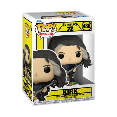 PRÉ-RESERVA - Funko Pop! ROCKS "Metallica": Kirk (72 Seasons)