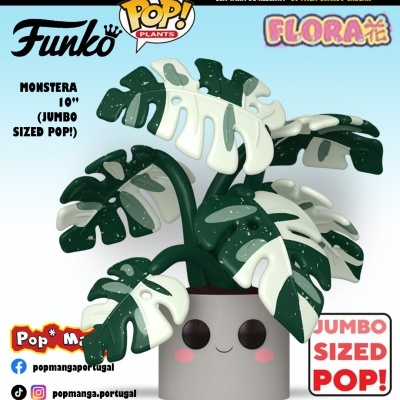 PRÉ-RESERVA - Funko POP!  "Flora": Monstera #13 JUMBO SIZED 10")