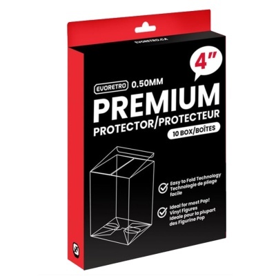 EVORETRO - Premium Pop! Plastic Protector para pops de 4" (Pack de 10 unidades)