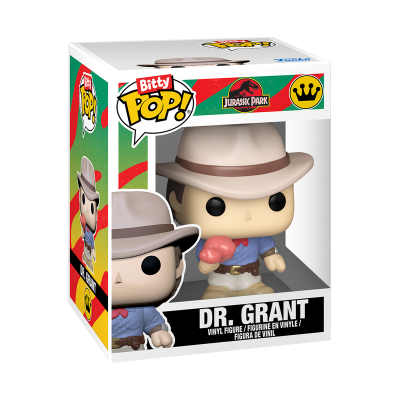 Bitty POP! RIDES "Jurassic Park": Dr. Alan Grant and Jurassic SUV
