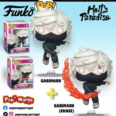 Funko POP! ANIMATION "Hell's Paradise": BUNDLE Gabimaru (Combat Stance) + CHASE #2283 (SPECIAL EDITION)