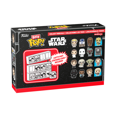 PRÉ-RESERVA - Bitty POP! "Star Wars" 4 Pack: Han Solo PRÉ-RESERVA - Bitty POP! "Star Wars" 4 Pack: Han Solo