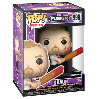 Funko POP! Games "Funko Fusion":  Shaun (Bloody) CAIXA DANIFICADA