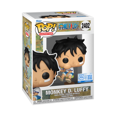PRÉ-RESERVA - Funko POP! ANIMATION "One Piece": Monkey D. Luffy Eating Devil Fruit #2402 (Special Edition)