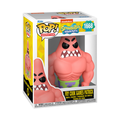 PRÉ-RESERVA - Funko POP! Animation "SpongeBob Squarepants": Fry Cook Games Patrick PRÉ-RESERVA - Funko POP! Animation "SpongeBob Squarepants": Fry Cook Games Patrick