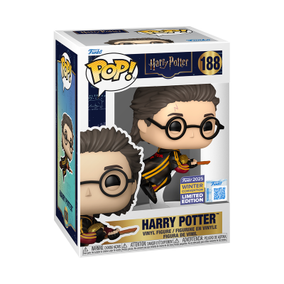 Funko Pop!  "Harry Potter": Harry Potter (Quidditch) #188 (2025 Winter Convention -Special Edition)