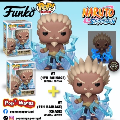 Funko POP! PLUS "Naruto: Shippuden": BUNDLE Ay (4th Raikage) #2098 (Special Edition) + CHASE