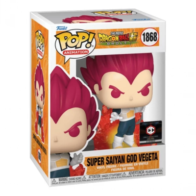 Funko Pop! ANIMATION "Dragon Ball- Broly": Super Saiyan God Vegeta #1868 (SPECIAL EDITION - Chalice Collectibles)