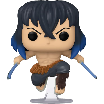 Funko POP! Animation "Demon Slayer": BUNDLE Inosuke Hashibira (Flocked) + CHASE #875 (Special Edition)