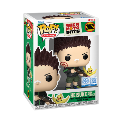 PRÉ-RESERVA - Funko POP! ANIMATION "Sakamoto Days": Heisuke with Piisuke (SPECIAL EDITION)