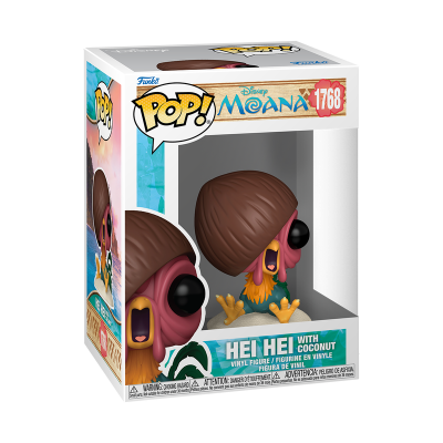 PRÉ-RESERVA - Funko POP!  "Disney - Moana 2": Hei Hei with Coconut #1768