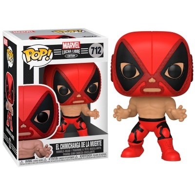 Funko POP! Marvel Lucha Libre: Captain Marvel, El Chimichanga de La Muerte