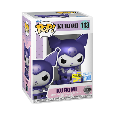 Funko POP! "Sanrio": Kuromi in Gift Box (Metallic) #113 (SDCC 2025 Exclusive)