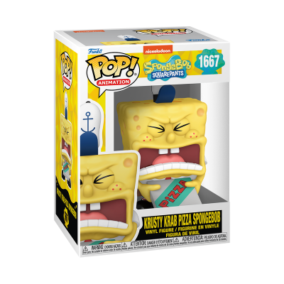 PRÉ-RESERVA - Funko POP! Animation "SpongeBob Squarepants":  Krusty Krab Pizza SpongeBob