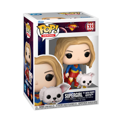 PRÉ-RESERVA - Funko POP!  HEROES "Supergirl": Supergirl with Puppy Krypto #633