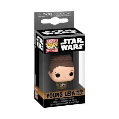 Porta-Chaves Pocket Pop! "Star Wars Obi-Wan Kenobi": Young Leia With Lola