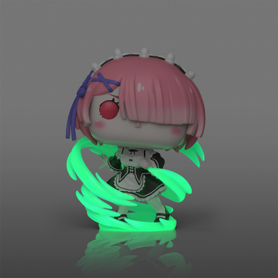 Funko POP! PLUS "Re:ZERO – Starting Life in Another World ": Ram (GITD) #2116 (Special Edition)