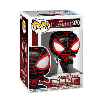 Funko Pop!  "Spider Man 2": Miles Morales Upgraded Suit