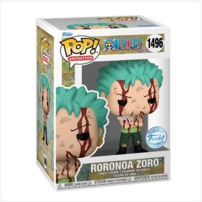 Funko Pop! "One Piece": Roronoa Zoro - Nothing Happened (Exclusive) CAIXA DANIFICADA