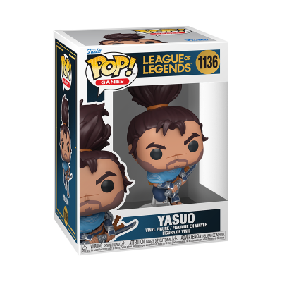PRÉ-RESERVA - Funko POP! GAMES "League Of Legends": Yasuo
