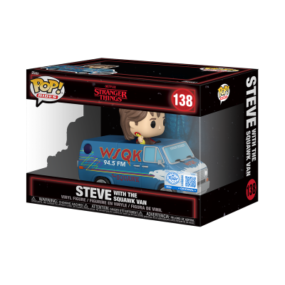 PRÉ-RESERVA - Funko POP! RIDES Deluxe "Stranger Things": Steve with Squawk Van (Exclusive) PRÉ-RESERVA - Funko POP! RIDES Deluxe "Stranger Things": Steve with Squawk Van (Exclusive)