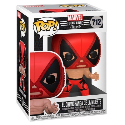 Funko POP! Marvel Lucha Libre: Captain Marvel, El Chimichanga de La Muerte