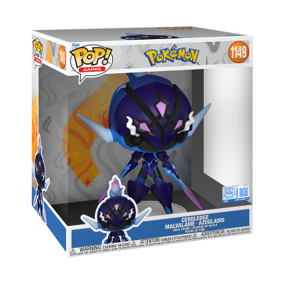 PRÉ-RESERVA - Funko Pop! GAMES "Pokemon": Ceruledge #1149 Jumbosized (SPECIAL EDITION)